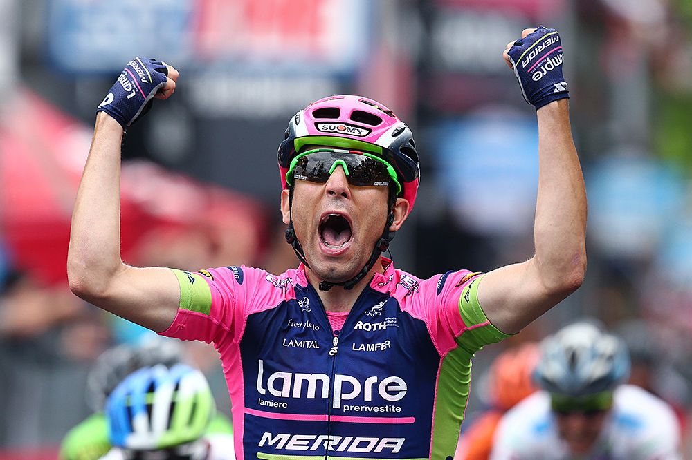 Diego Ulissi (Lampre-Merida) wins Giro d'Italia stage 7