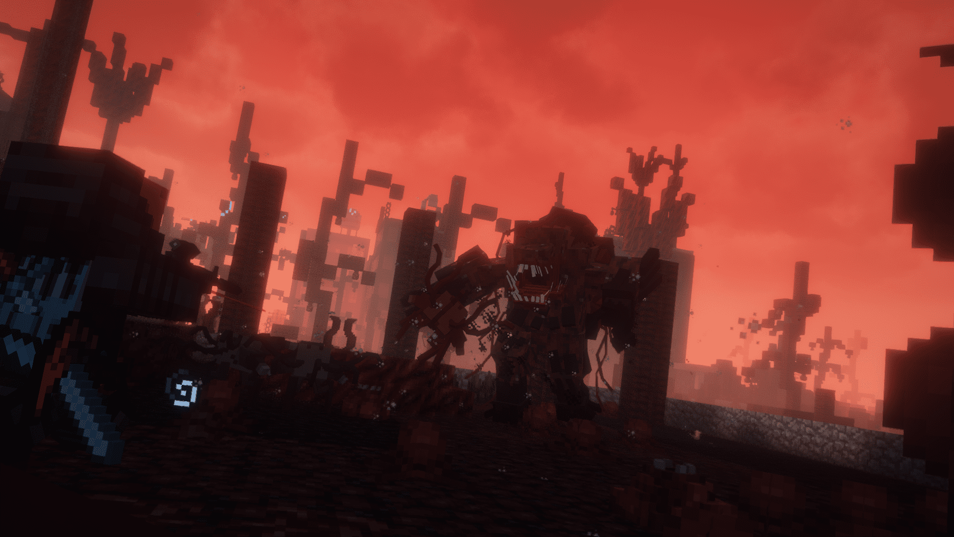 Crux in Scape and Run Parasites mod in Minecraft