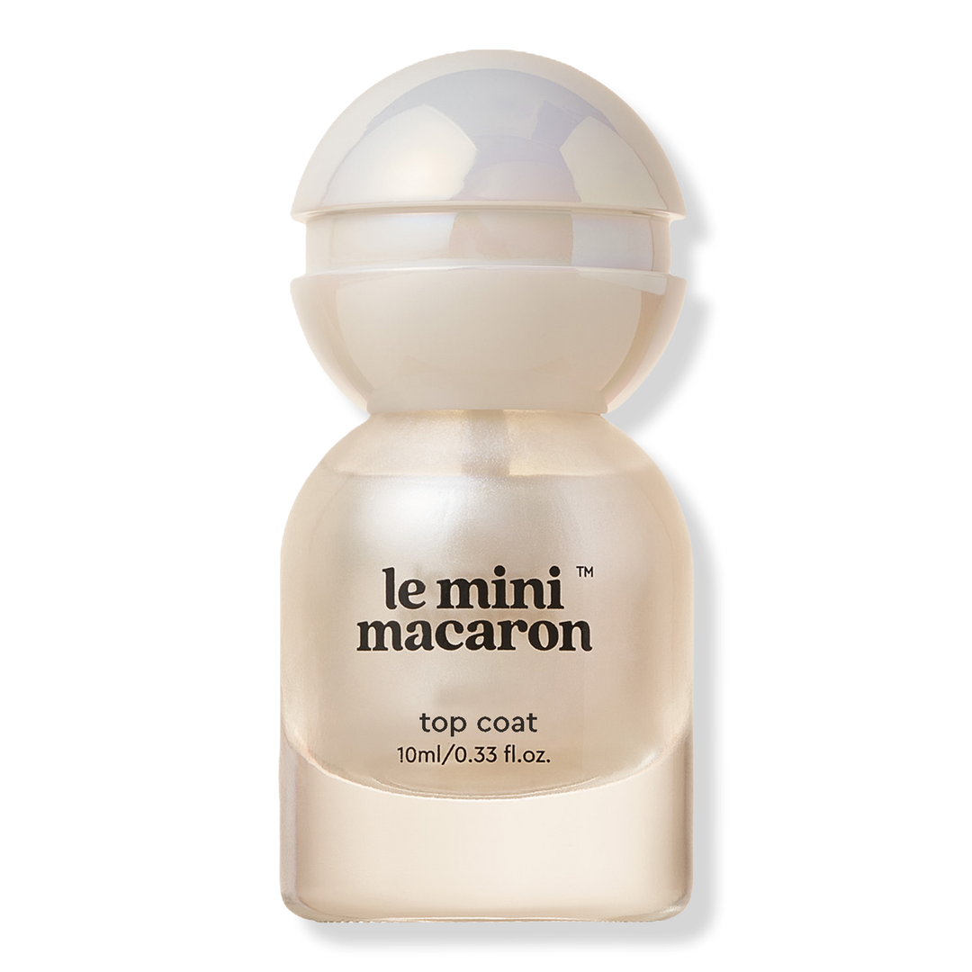 Le Mini Macaron, Le Sweet Nail Polish Special Effect Top Coat - Satin Pearl