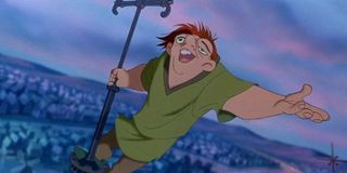 Quasimodo singing in Disney's Hunchback of Notre Dame