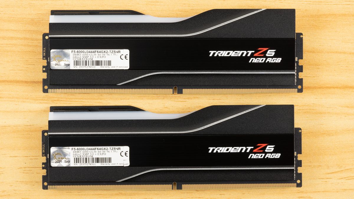 G.Skill Trident Z5 Neo RGB DDR5-6000 C34 2x64GB Review: The Sweet