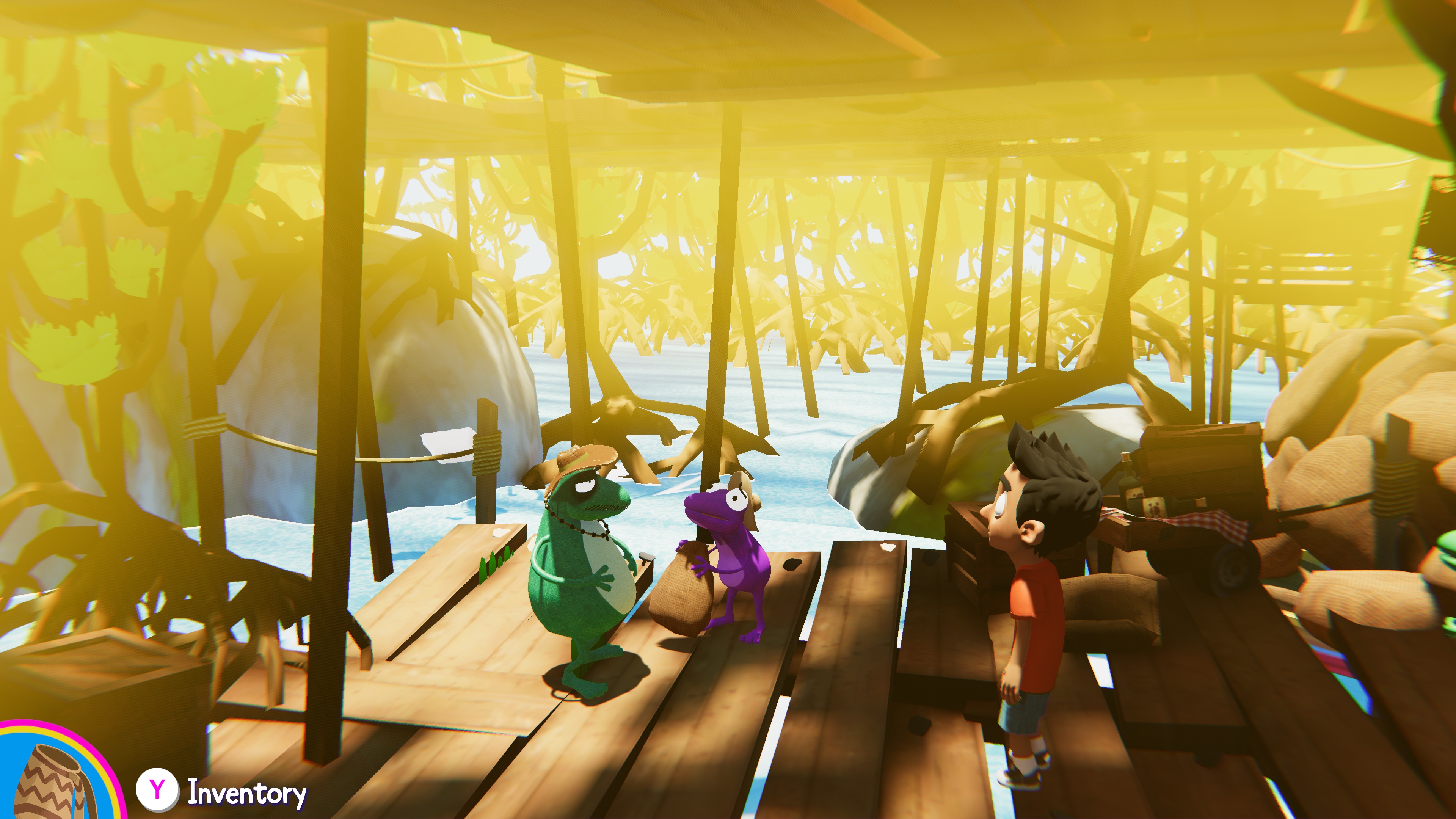 Screenshot of SOPA: Tale of the Stolen Potato on Xbox.
