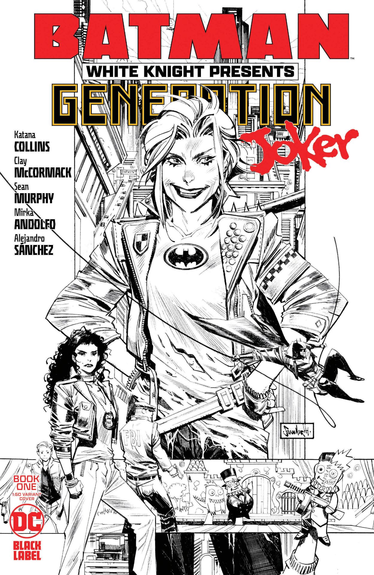 Batman: White Knight Presents: Generation Joker #1 covers