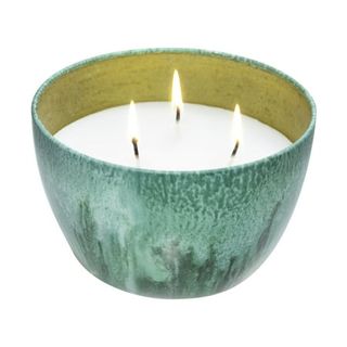 Mainstays 14 Oz Citronella Candle Green Metal