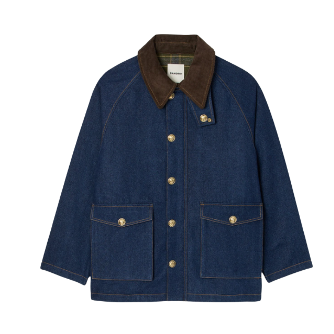 Sandro Paris, Denim Workwear Jacket