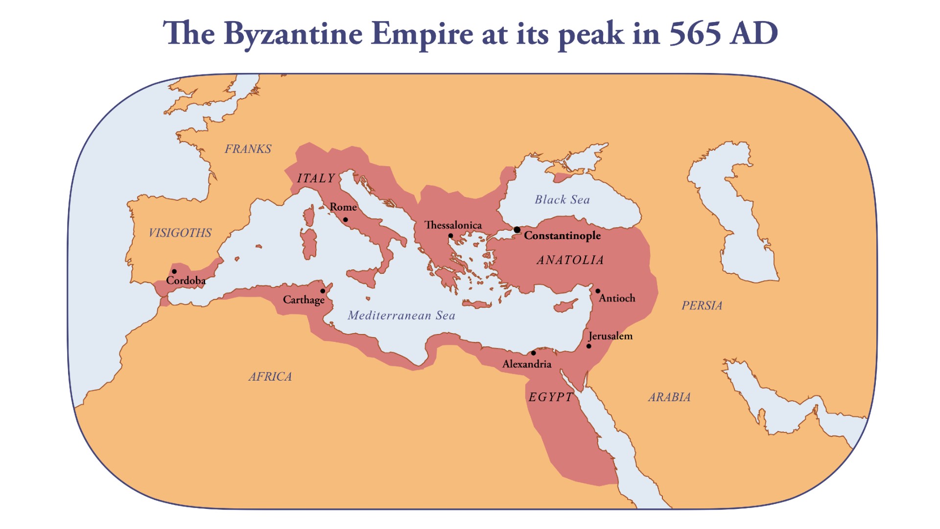 map of constantinople and countries around it