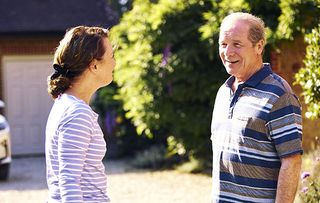 Lesley Manville and Peter Mullan as Cathy and Michael in Mum