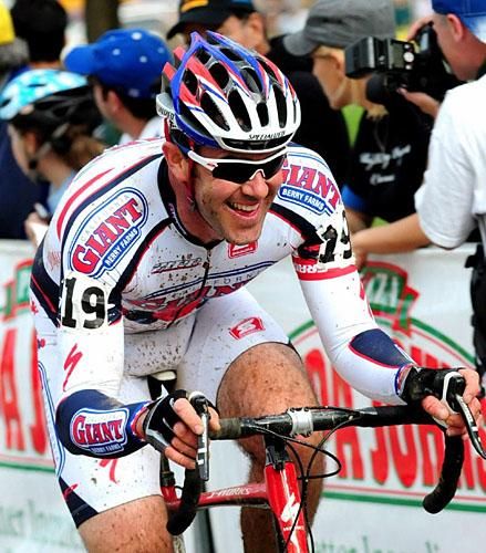 Justin Robinson (California Giant Berry) with one lap to go.