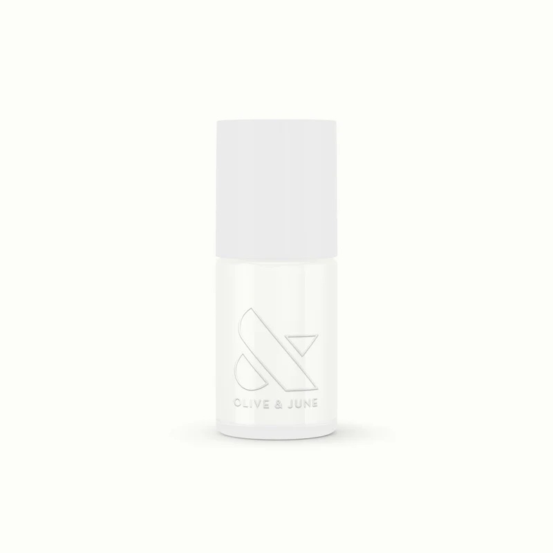 Bottle of white nail polish