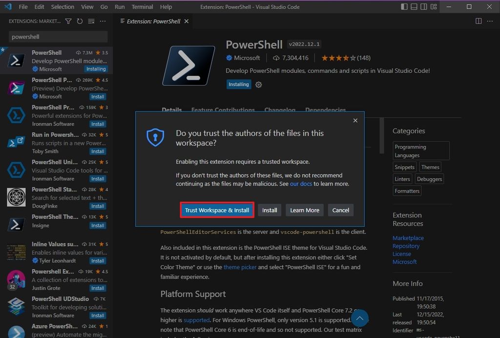 How to create and run a PowerShell script file on Windows 10 | Windows ...