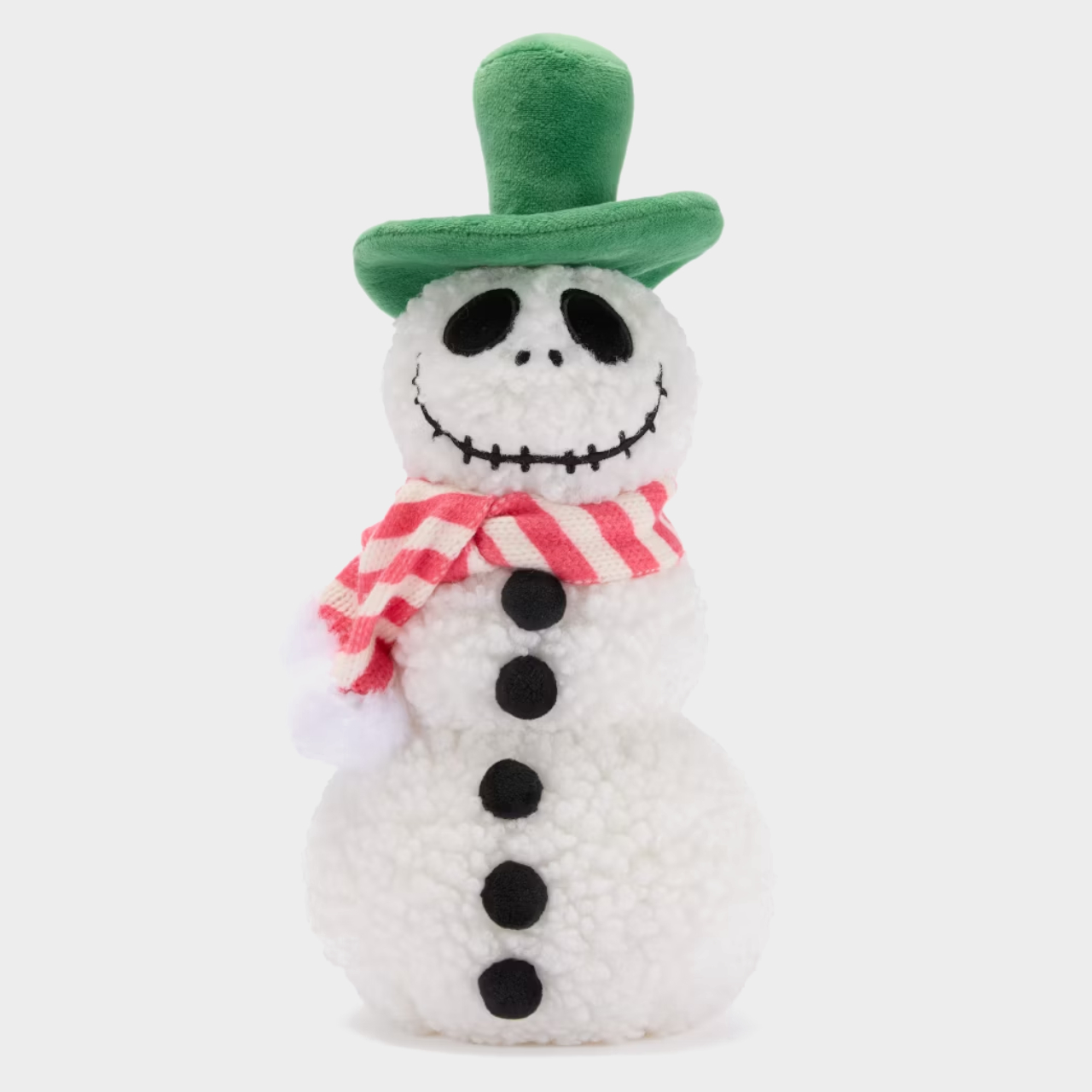 Disney Jack Skellington Snowman plush on a plain background