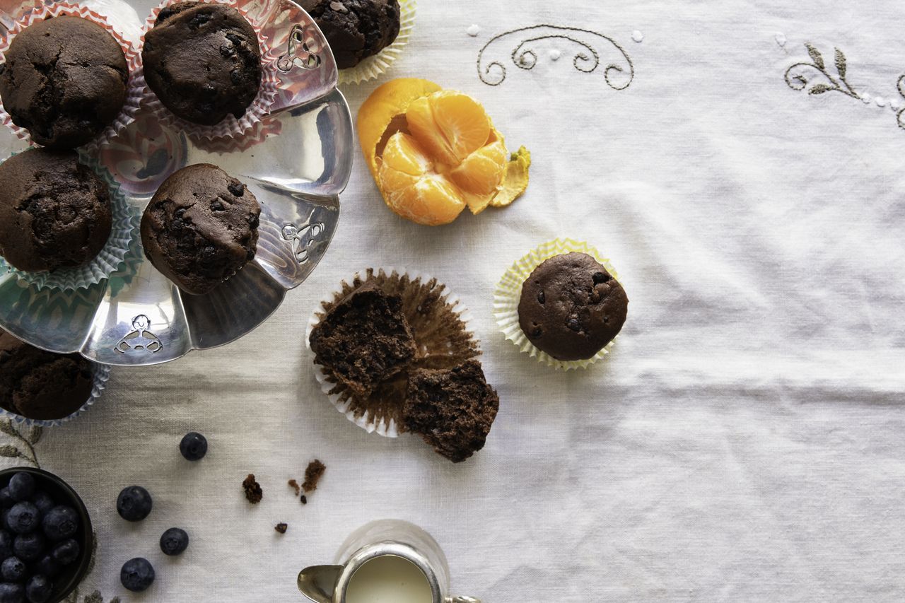 Chocolate orange muffins