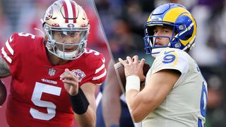 Trey Lance and Matthew Stafford will face off in the 49ers vs Rams live stream