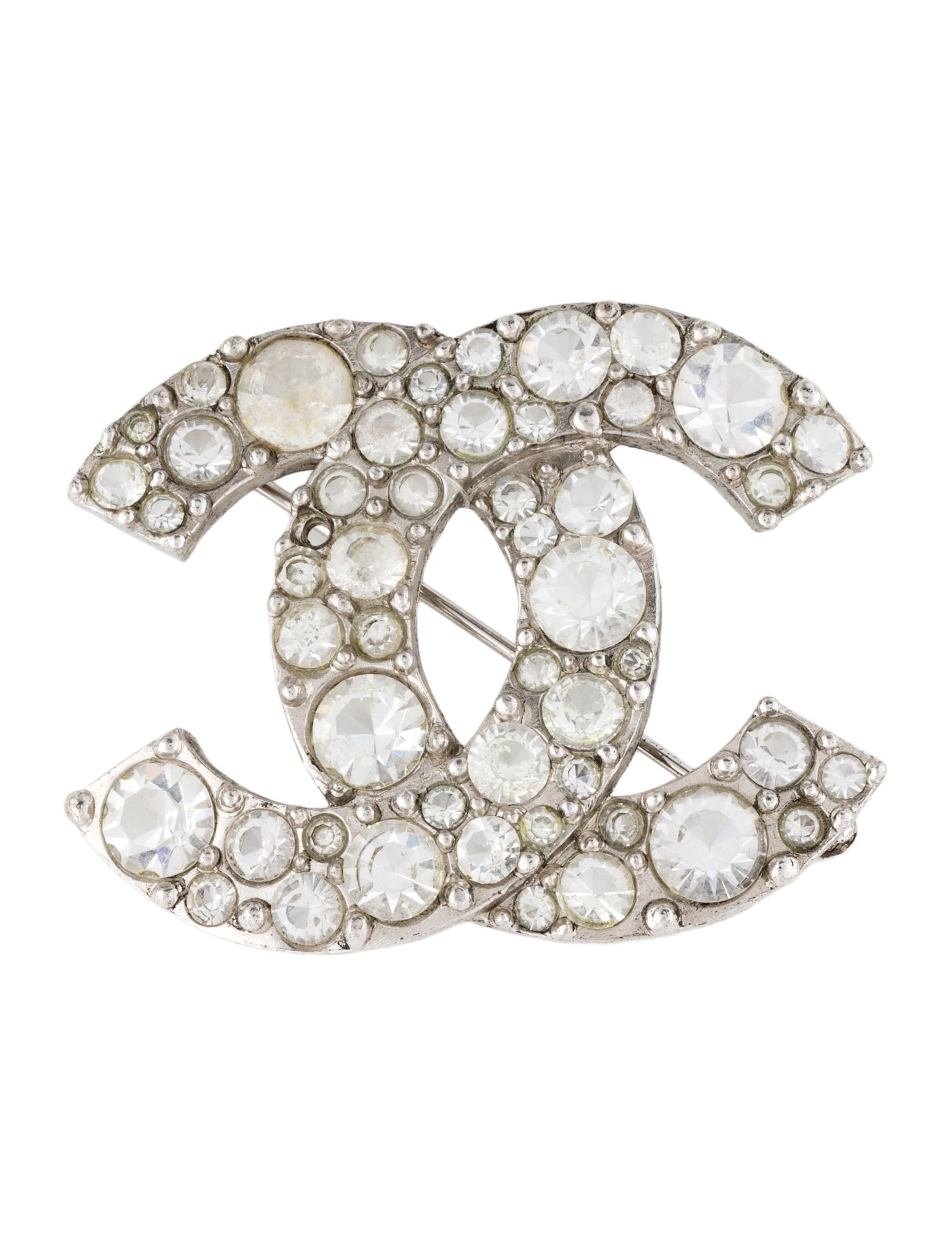 Strass Cc Brooch