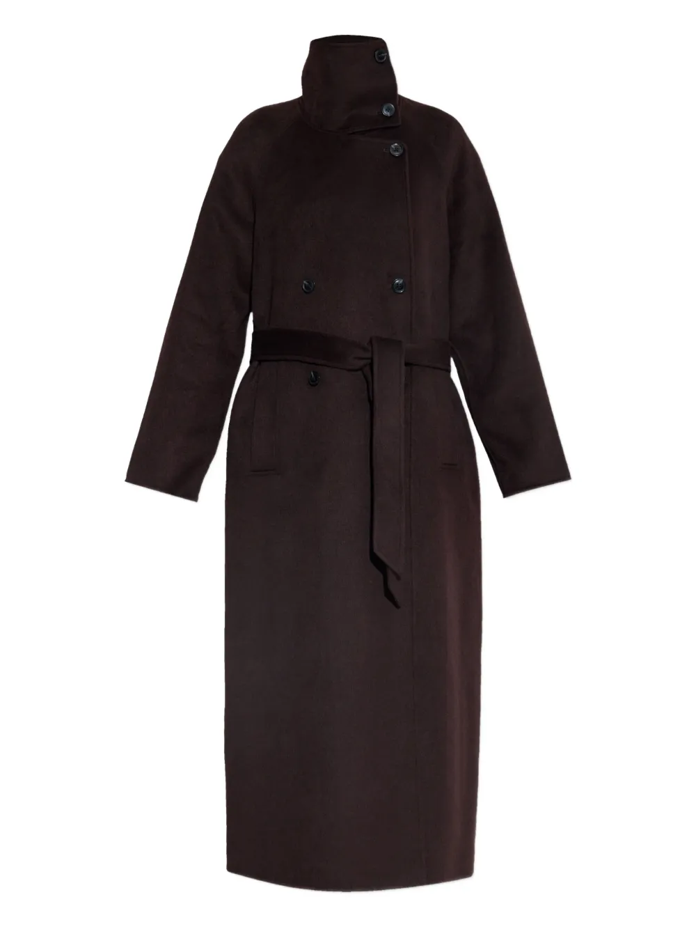 Samsoe Samsoe Belted Double-Breasted Coat | Xs