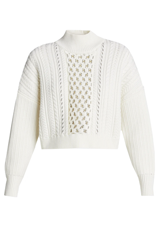 Gia Cable-Knit Turtleneck Sweater