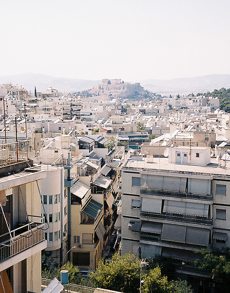 Athens apartment with marble and midcentury style brought to 21 century