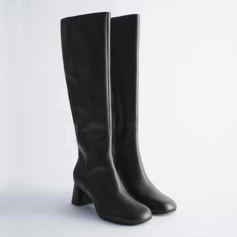 &amp;amp;Other Stories, black knee high leather boots