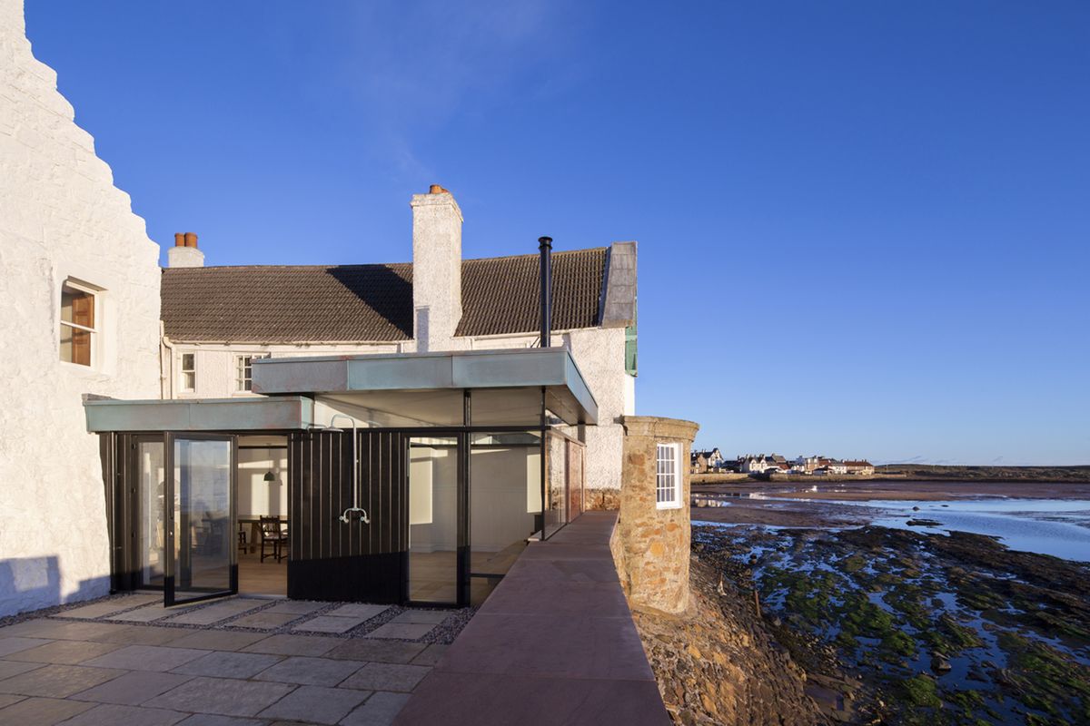 an extension to a listed coastal home