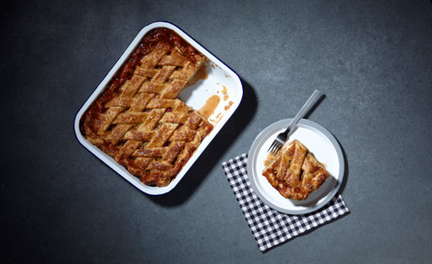 Rhubarb & Cardamom Pie by Four & Twenty Blackbirds