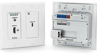 The new Extron wallplate. 