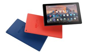 Amazon's Fire HD 10 comes in red, blue or black