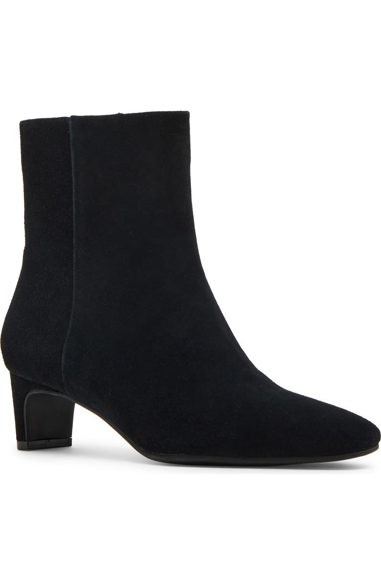 Shanti Waterproof Leather Kitten Heel Boot