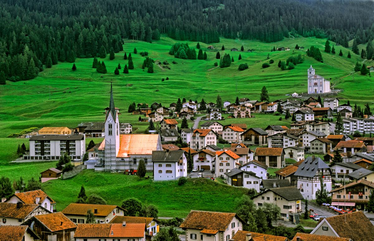 The village of Balzers, Liecthenstein