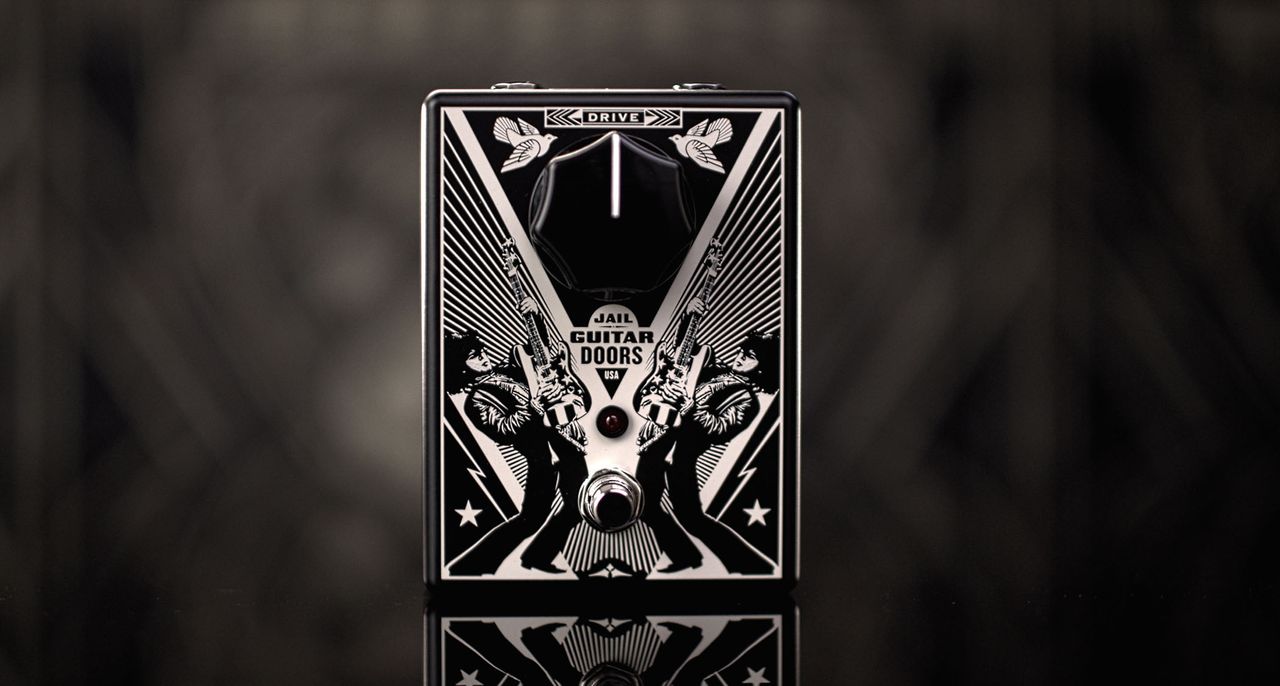 MXR Wayne Kramer Jail Guitar Doors Drive: launched with the help of Tom Morello, this signature drive features artwork from Obey and will support the late MC5 guitarist's prisoner rehabilitation charity.