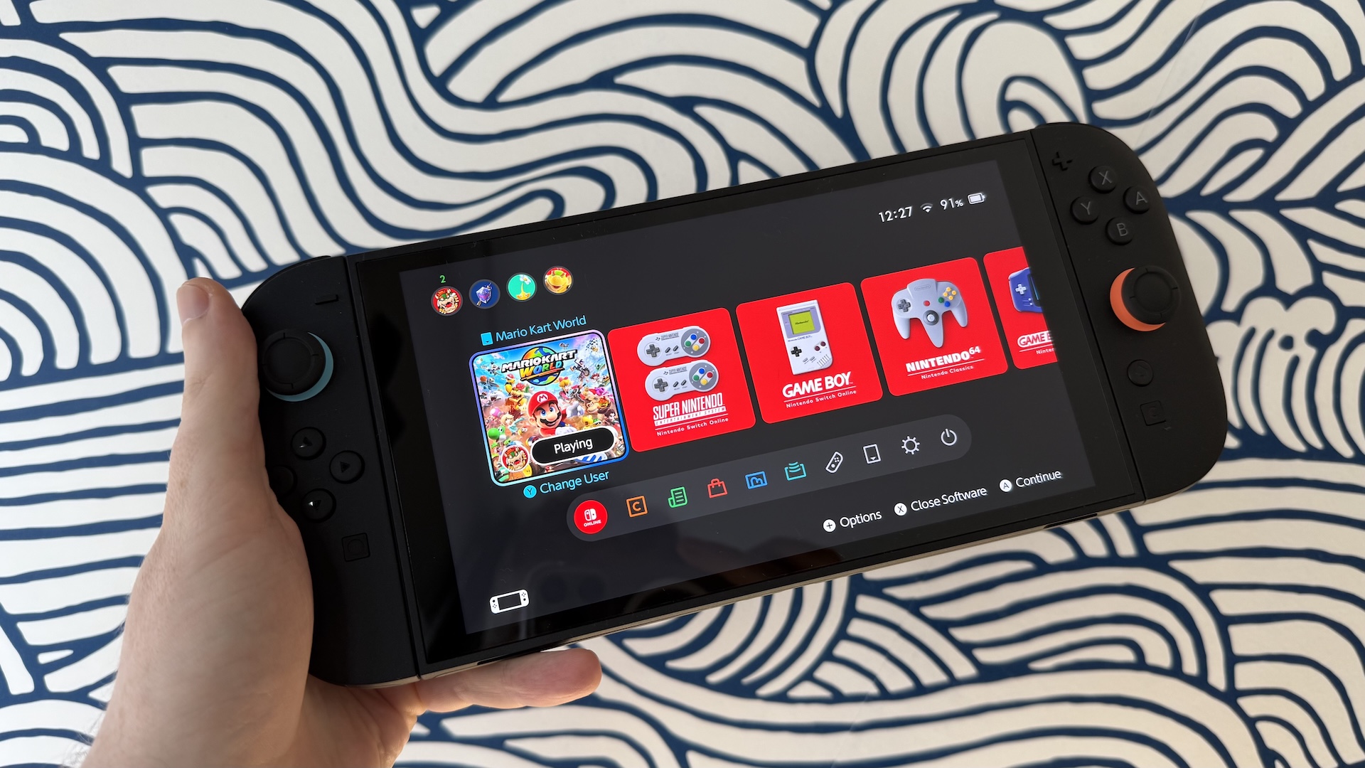 Images of the Nintendo Switch 2 at home