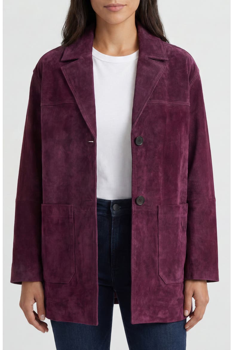Patch Pocket Suede Jacket
