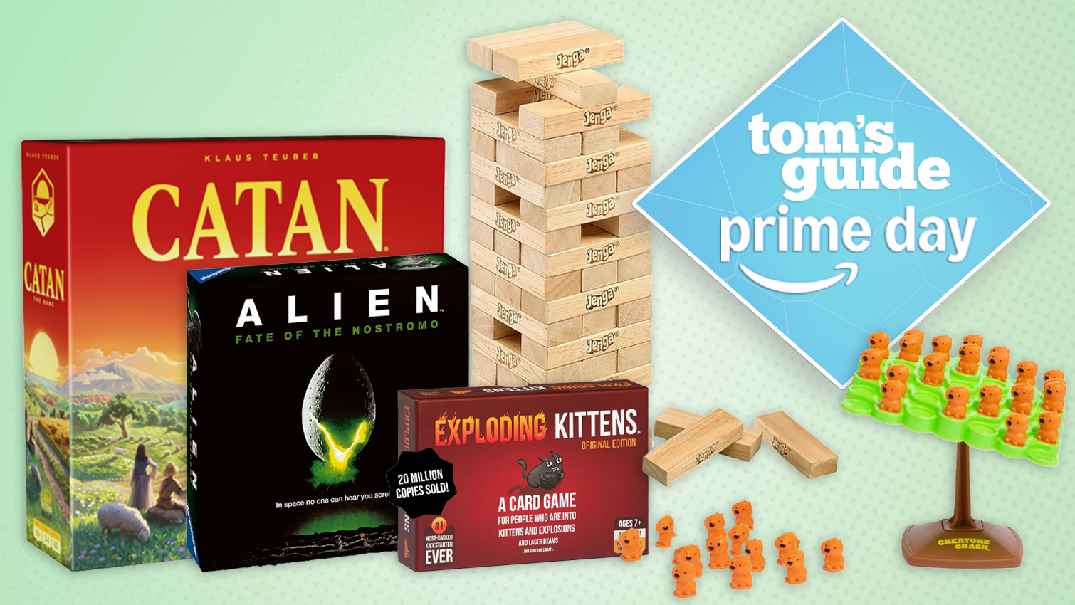 A selection of board and card games