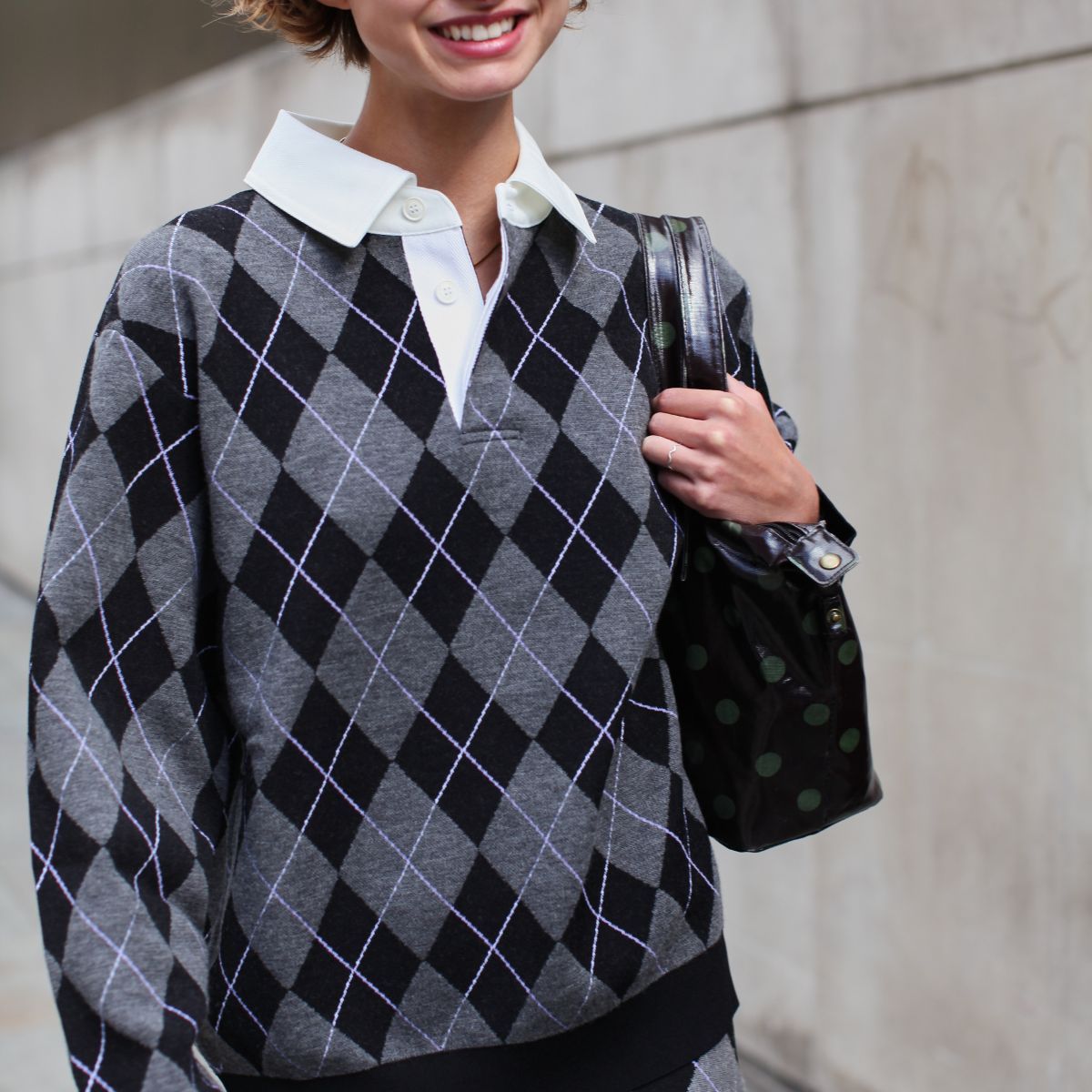 Best argyle diamond knit jumpers