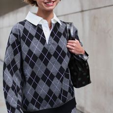 Best argyle diamond knit jumpers