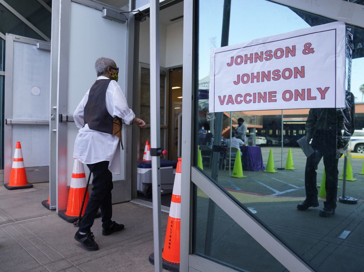 Johnson &amp;amp; Johnson vaccination site.