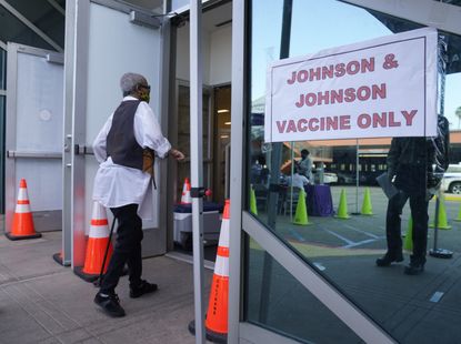 Johnson & Johnson vaccination site.