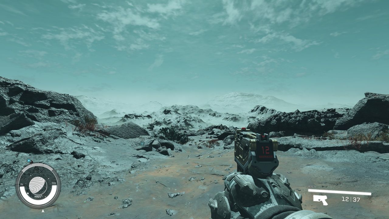 Starfield with an FOV of 100 in first-person