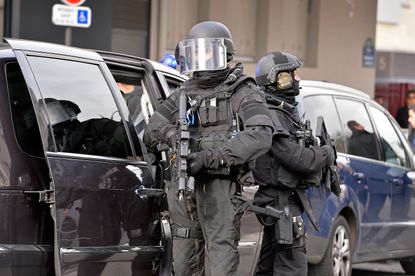 French riot police are on high alert