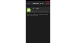 Geforce Now Ios Select Add