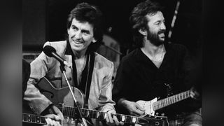 George Harrison and Eric Clapton