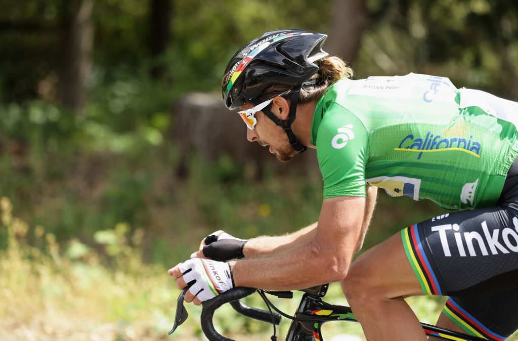 Peter Sagan (Tinkoff) during his solo raid