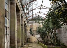 The former teahouse had fallen into a sorry state before its restoration.