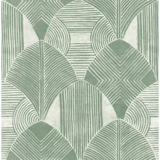 green graphic wallpaper swatch