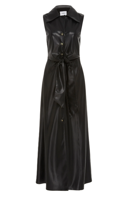 The Leather Maxi Dress Is Fall 2019's Take on the Little Black Dress ...
