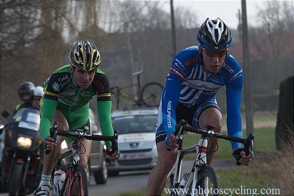 Baptiste Planckaert (Landbouwkrediet-Euphony) and Jeffry Louder (UnitedHealthcare)