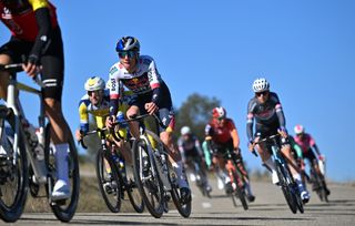 Maxim Van Gils competes during stage 2 at Etoile de Besseges 