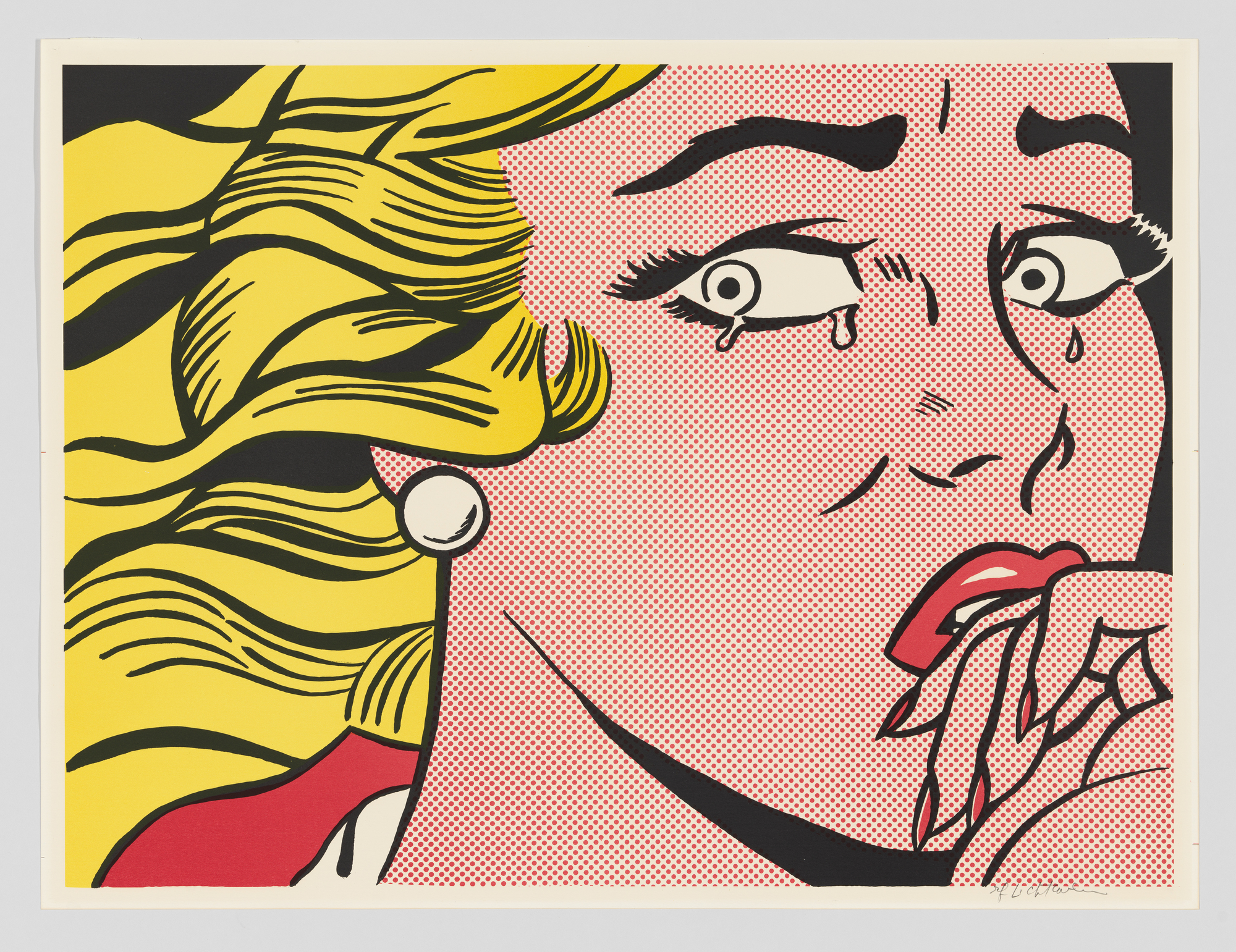 Roy Lichtenstein's brightly coloured works