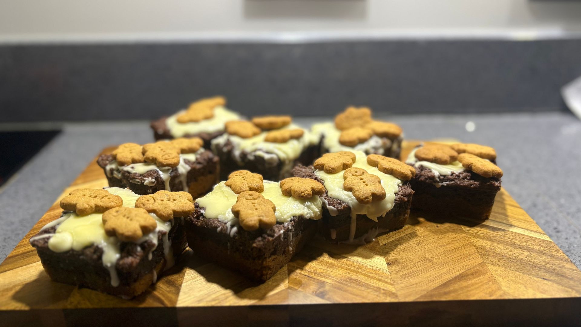 Air Fryer Gingerbread Brownie