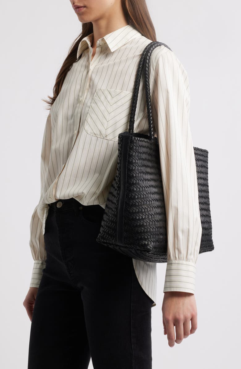 Handwoven Leather Tote