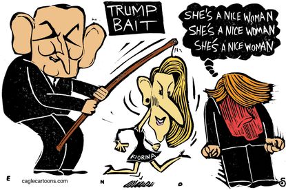 Political Cartoon U.S. Trump Cruz Fiorina